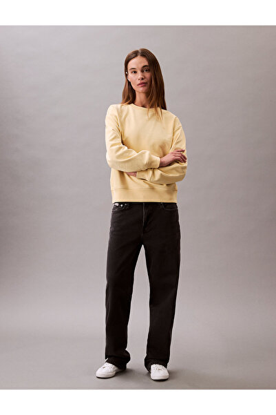 Calvin Klein Relaxed Monogram Fleece Sweatshirt