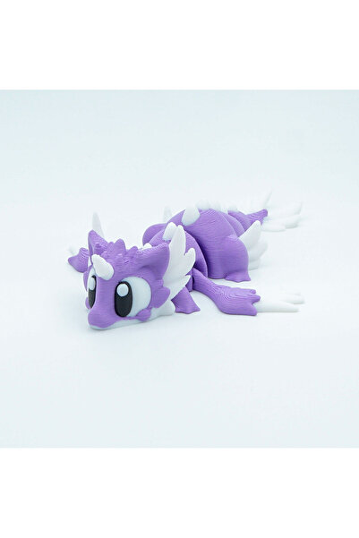OEM Articulated figurine Mini Stellar Dragon, 3D, Purple, 10x8x3cm