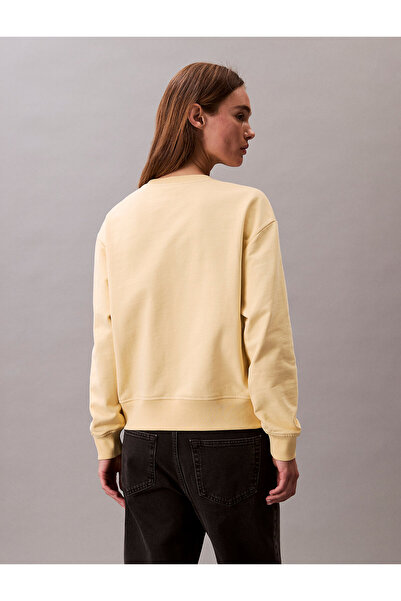 Calvin Klein Relaxed Monogram Fleece Sweatshirt