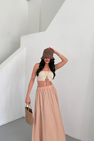 Euro Class ΦΟΥΣΤΑ ŞANEL BOY SOFT FABRIC - Μπεζ