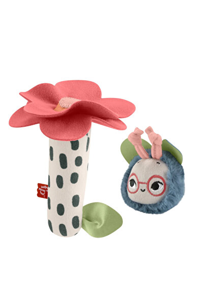 FISHER PRICE Fisher-Price Planet Friends Plush Rattle Toy - Flower and Bee
