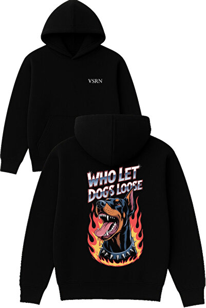 VSRN من الذي يسمح للكلاب بالدخول إلى السويت شيرت تاساريزن مطبوع قصة فضفاضة با...