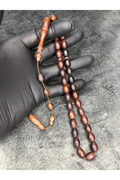 Mos Tespih Miraç Penbegül Dry Turning Craftsmanship Pelesenk Natural Prayer Beads