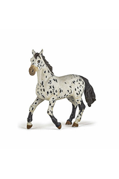 Papo Figurina Iapa Appaloosa Neagra