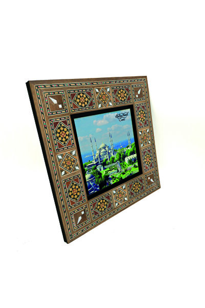 Sadrazam Imagini din lemn MDF pentru Moscheea Sultan Ahmet cu imprimeu 20cm x 20cm |   1G-SAC1