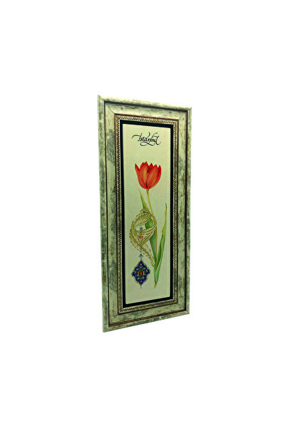 Sadrazam Tablou din piatră naturală Lalea Istanbul B cu imprimeu 20cm x 46cm |   UdG-79