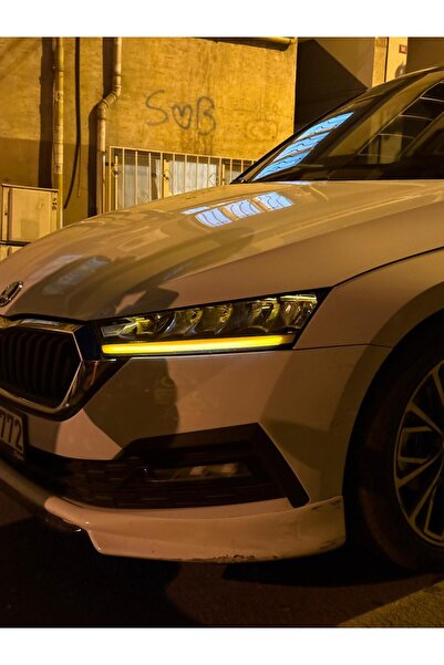 Skoda Octavia 2021 Far Sticker Set Turuncu