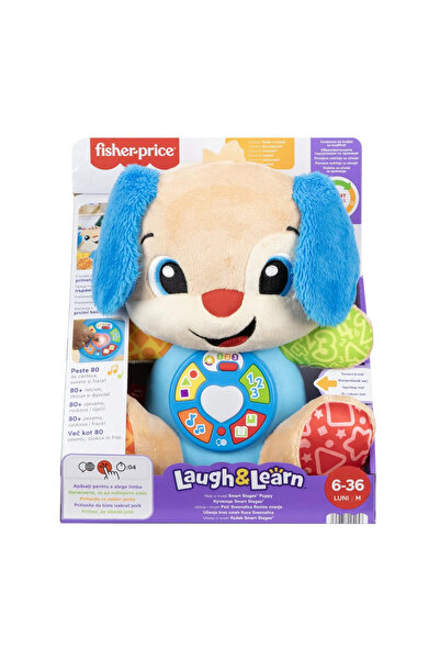 FISHER PRICE Fisher-Price Interactive Puppy with Blue Ears - Laughs and Learns