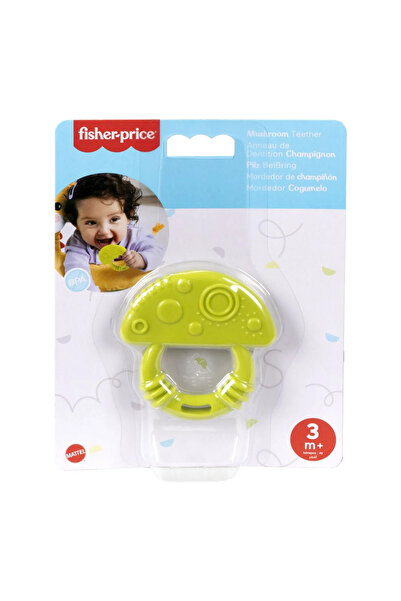 FISHER PRICE Baby Teething Toy - Green Mushroom