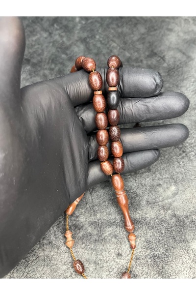 Mos Tespih Miraç Penbegül Dry Turning Craftsmanship Pelesenk Natural Prayer Beads