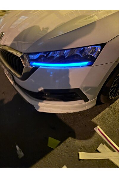Skoda Octavia 2021 Far Sticker Set Mavi