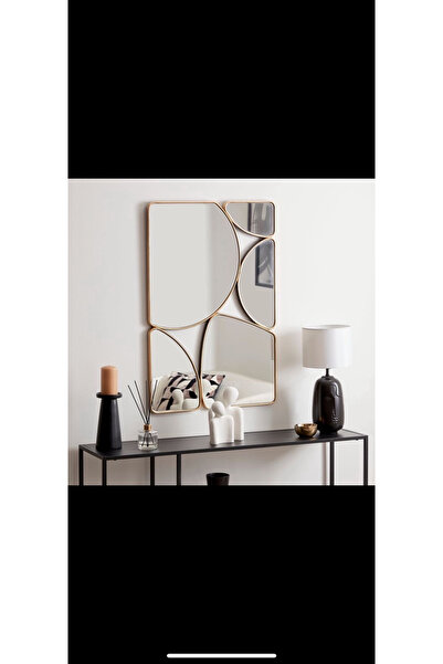 Narkissos Dizayn 100x60 cm Çerçeveli Duvar Aynası / Konsol Aynası
