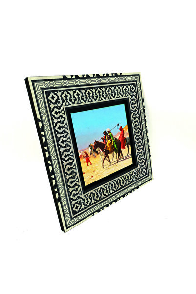 Sadrazam Cavalii în deșert Poza cu imprimeu Pictură anatoliană pe lemn MDF 20...