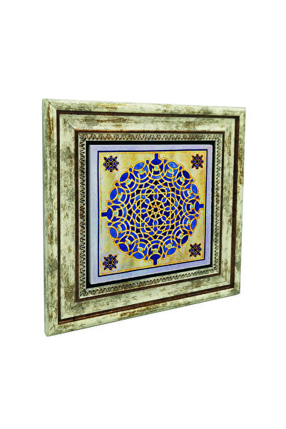Sadrazam Model geometric cu imprimeu Tabla de piatra naturala 25cm x 25cm |  ...
