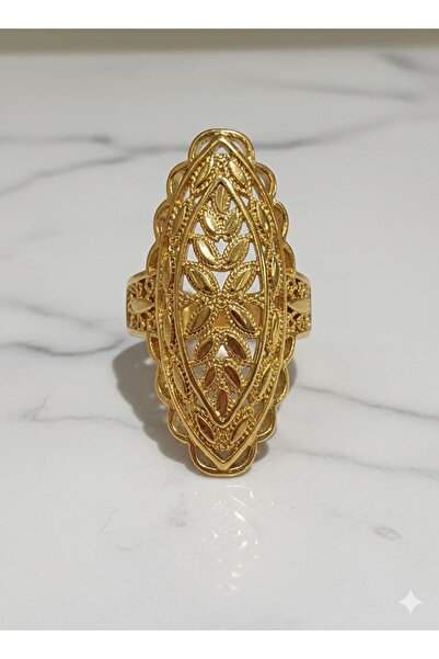 imitasyon dünyası 22 Ayar Altın Kaplama Başak Model Hint Yüzük