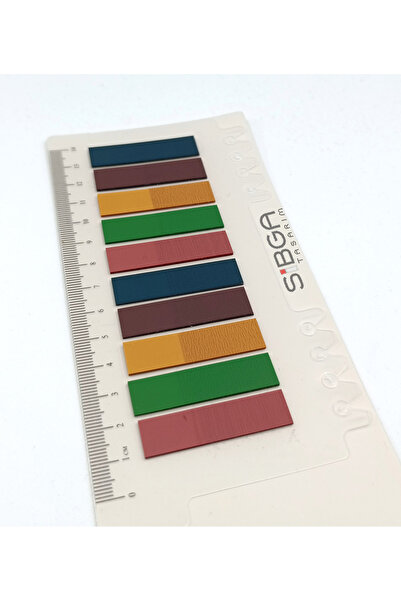 sibga tasarım Transparent Colored Postit Post-it Post It.Bookmark Bookmark Postit Sticker Note Paper 200 Sheets