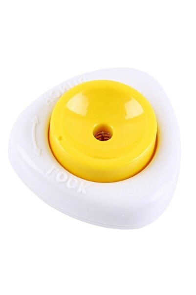 AVA Egg Perforator with Stand and Safety Mechanism, Reduces Cracking and Makes Peeling Easier