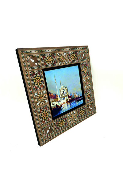 Sadrazam Εικόνα του Κοινού Ναού με τύπωμα Ξύλινη MDF Λεβάντης 20cm x 20cm |  ...