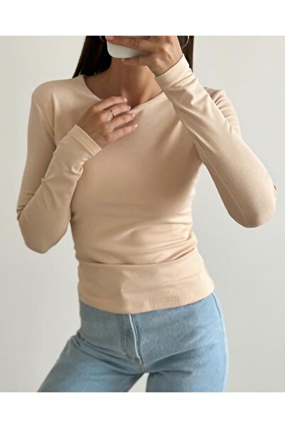 sole stories Women's Premium Cotton Long Sleeve Slim Fit Blouse