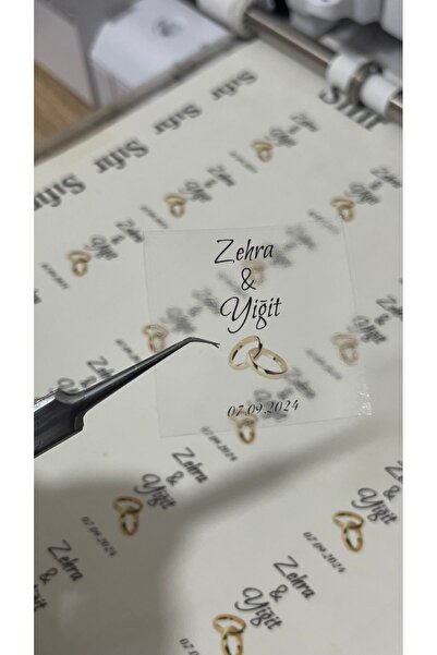 arl etiket tasarım dijital baskı merkezi ملصق صندوق شمعة ميكا شفاف مقاس 4x5 س...