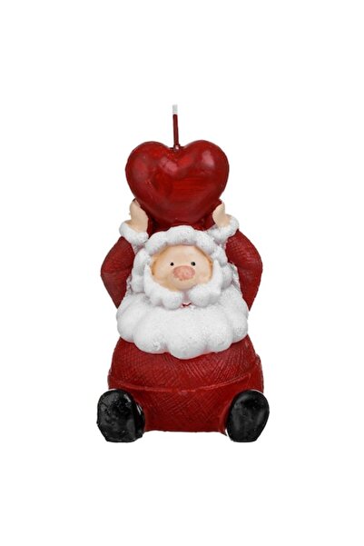 OEM Christmas Candle Santa Claus with Heart/Star 7x7x12cm