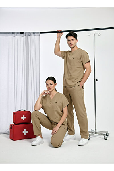edy uniform EDY BEJ SCRUBS
