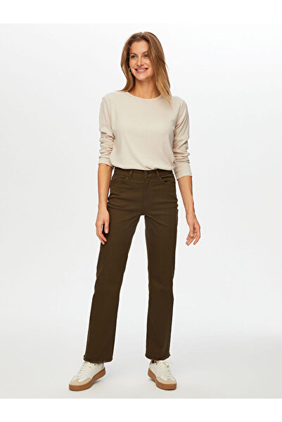 Faik Sönmez Wide Leg Fit Renkli Jean Pantolon W26JPN001