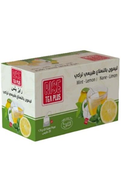 Rise Plus شاي تركي بنكهة الليمون والنعناع - ٢٠ كيس شاي