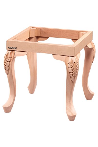 Masifart Taurus 40 Lık Lükens Oymalı Puf Cilasız Ham