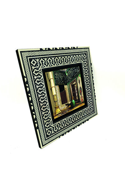 Sadrazam Osman Hamdi Bey – Pictură Om care citește Coranul cu imprimeu MDF A....