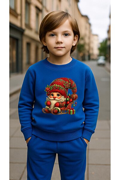 playwear Παιδικό Φούτερ Σετ με στάμπα KIZAK NOAL για Κορίτσια και Αγόρια, με ...