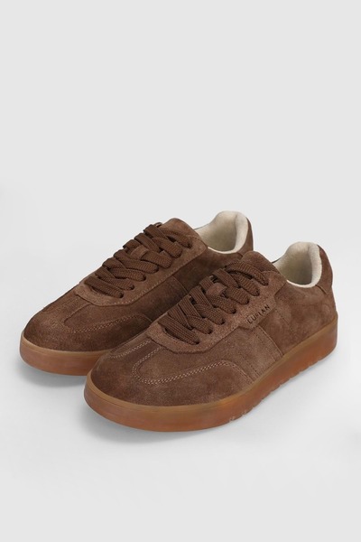 Lufian 122230028 Jessi Кожени унисекс маратонки КАФЯВИ