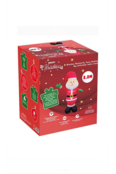 OEM Inflatable Santa Claus with LED Light 2.2 m