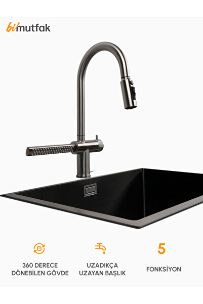 GL GENERAL LUMIX 5 Fonksiyonlu Şelale Akışlı Arıtma Destekli Batarya