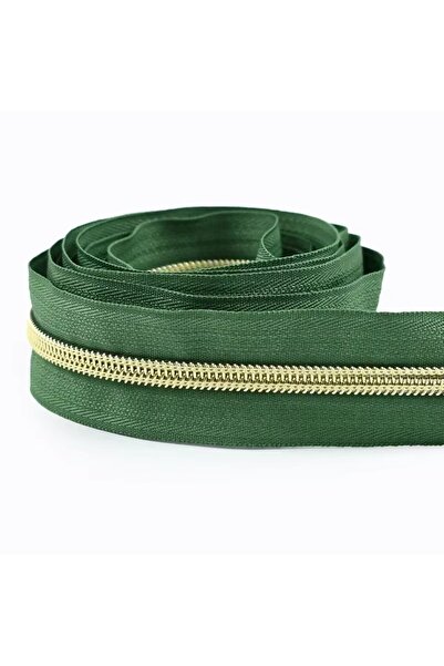 HOBİ YEŞİL Fermuar Şık ve Dayanıklı Metrelik Çanta Fermuarı Uzun Ömürlü Yastık Fermuarı 1 Metre