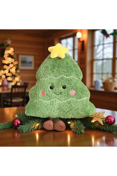 Mellito Pine Tree Christmas Decorative Cute Pillow Cushion Toy Pillow 40 cm