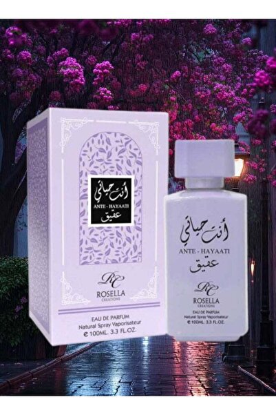 ROSELLA Ante Hayaati Aqeeq Perfume 100ML