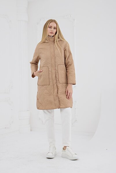 Mymood Hooded Quilted Coat