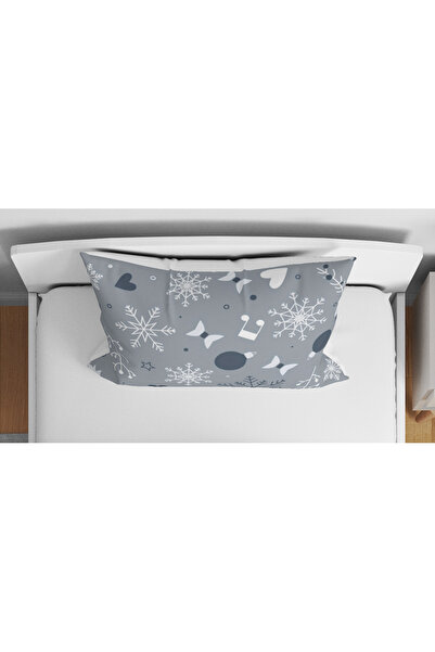 Home New Year Snow Themed Christmas 3D Digital Printed Single Person Duvet Cover Set Without Sheets Sleeping Set