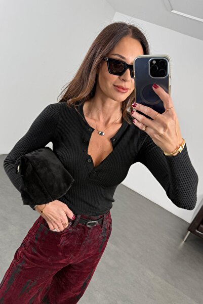 5in1Canpolat أسود قماش مجدّل يموش تريكو