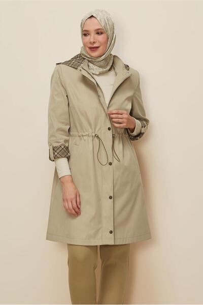 Alvina Plus Size Trench Coat 10991