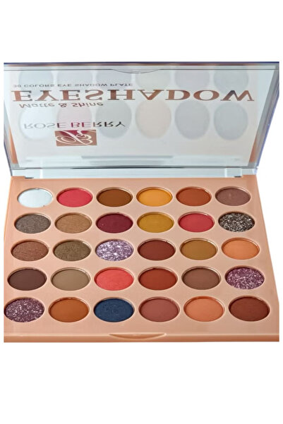 ROSE BERRYY 30 multi-colored matte and shimmer eyeshadows