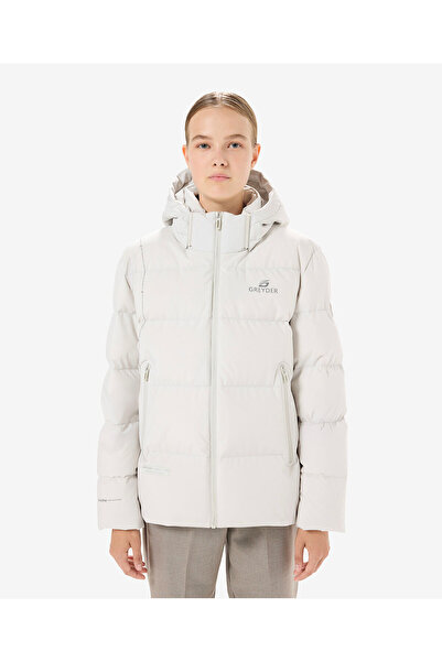 Greyder Women's Ecru Coat 5K2Tm84025