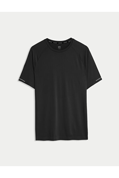 Marks & Spencer Yuvarlak Yaka Dikişsiz Antrenman T-Shirt