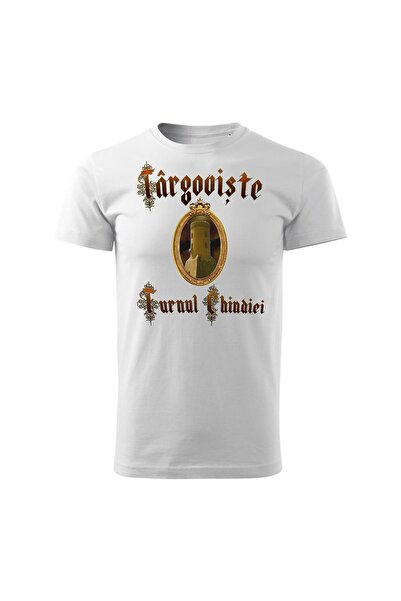 Editura Cetatea de Scaun Personalized T-shirt, Cetatea de Scaun Publishing House, medallion, Chindia Tower, Targoviste