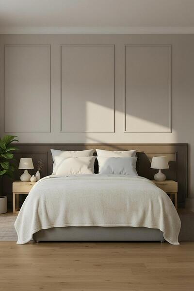 Soley Pufina | Single Rabbit Fur Textured Plush Blanket & Bedspread | 150X220