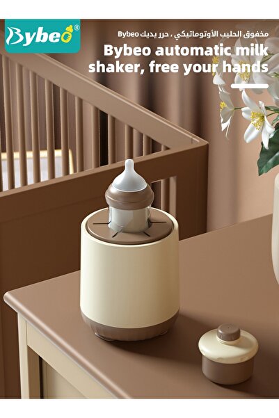 BYBEO Baby Formula Dispenser & Mixer, Electric Automatic Infant Milk Bottle Shaker, Baby Milk Powder Mixer