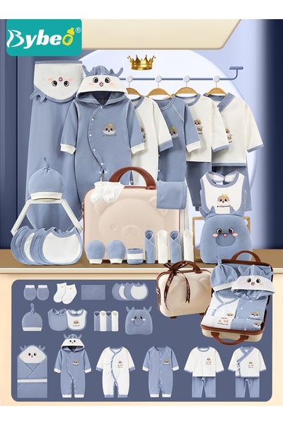 BYBEO 26PCS Newborn Baby Gifts Set, Newborn Layette Gift Set, Baby Clothes Ac...