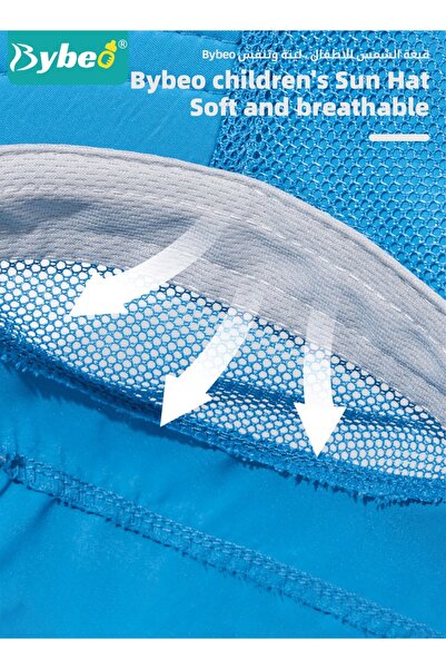 BYBEO Kids Sun Hat with Sun Glasses, UPF 50+ Toddler Cartoon Sun Hat with Floppy Wide Brim, Baby Bucket Ha