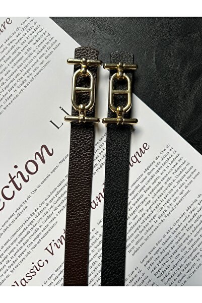 LİA KEMER Pachet de 2 curele Pearl Classic lungi, cu model, pentru femei, cu ...